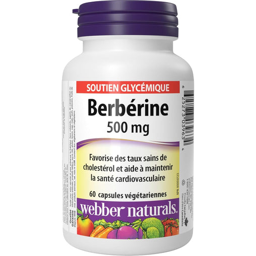 Webber Naturals Berberine 500 mg, 60c
