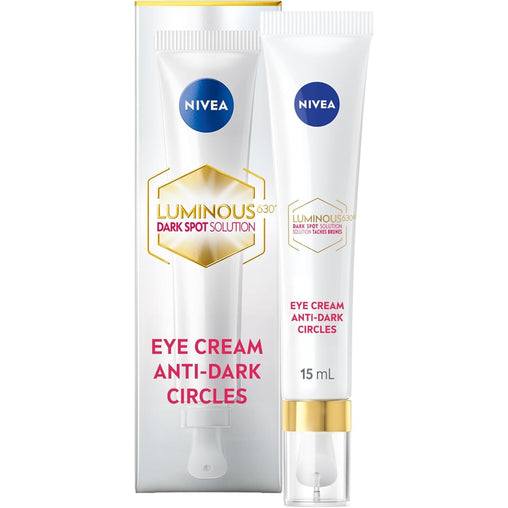 Nivea Luminous630 Dark Spot Solution Anti-Dark Circles Eye Cream, 15 mL
