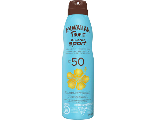 Hawaiian Tropic Island Sport Sunscreen Spray SPF 50  – 170g