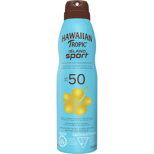 Hawaiian Tropic Island Sport Sunscreen Spray SPF 50  – 170g