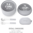 Bentgo Bowl - Gray - Insulated Lunch Container (21.2 oz)