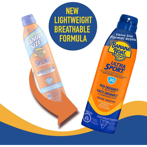 Banana Boat Ultra Sport Sunscreen Spray 30 SPF