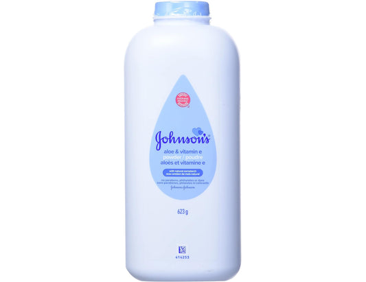 Johnson’s Baby Powder Aloe & Vitamin E, 623 g