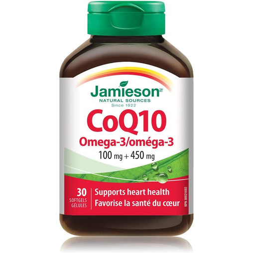Jamieson CoQ10 + Omega3 - 30 Softgels