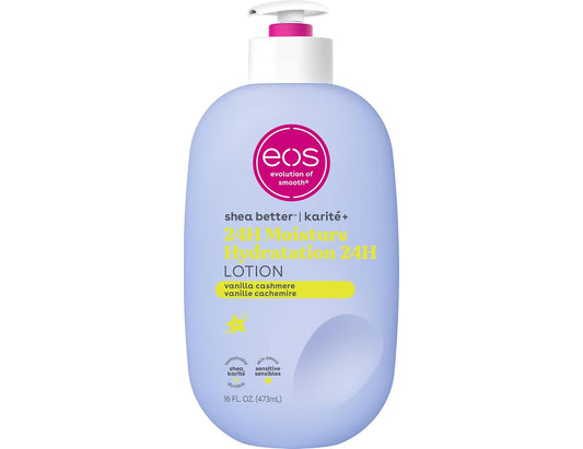eos Shea Better 24H Moisture Body Lotion, Vanilla Cashmere - 473 mL