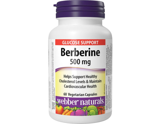 Webber Naturals Berberine 500 mg, 60c