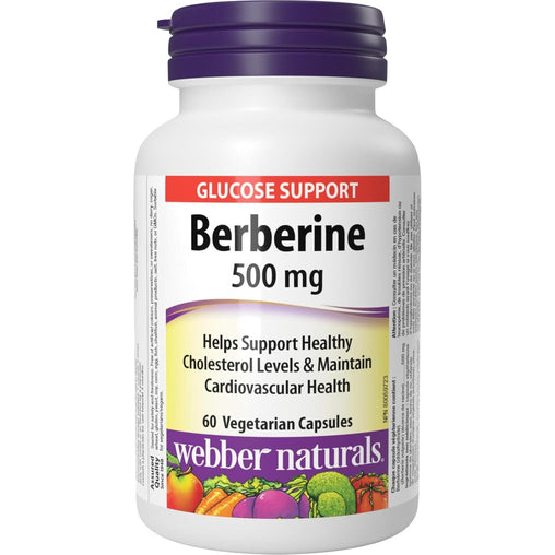 Webber Naturals Berberine 500 mg, 60c