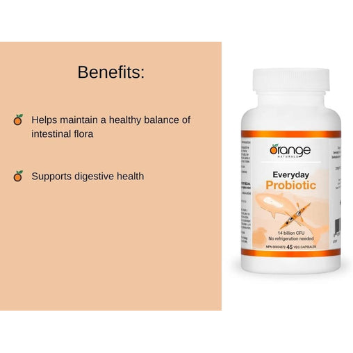 Orange Naturals Everyday Probiotic Capsules – 45 ct