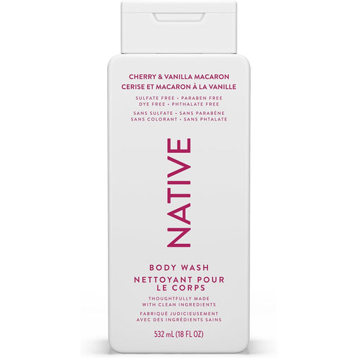 Native Cherry & Vanilla Macaron Body Wash - 532 mL