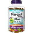 Webber Naturals Triple Strength Omega-3 900mg – 120 Clear Enteric Softgels