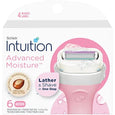 Schick Intuition Advanced Moisture Women's Razor Refills with Shea Butter – 6 ct