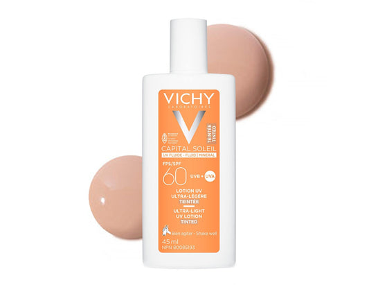 Vichy Capital Soleil Ultra-Light UV Lotion Tinted SPF 60, 45 mL