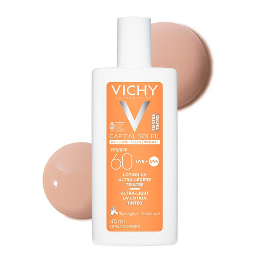 Vichy Capital Soleil Ultra-Light UV Lotion Tinted SPF 60, 45 mL