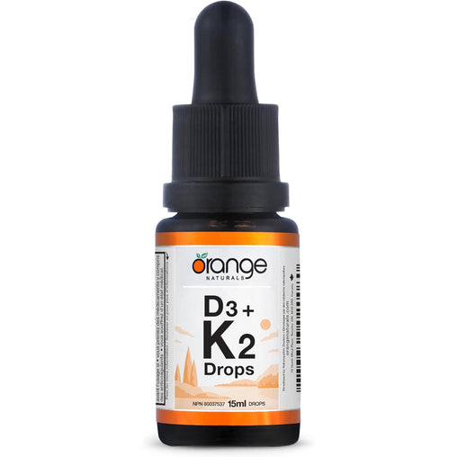 Orange Naturals D3+K2 Drops 250IU/30mcg  - 15ml