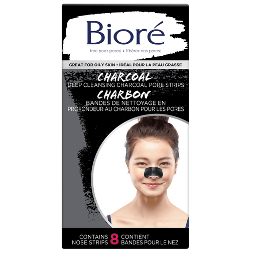 Bioré Oil Control Charcoal Deep Cleansing Pore Strips (8 ct)