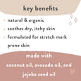 The Honest Company Mom Care Glow On Body Oil, Unscented, 124 mL