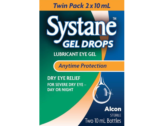 Systane Gel Drops Anytime Protection Twin Pack - 2 x 10 mL