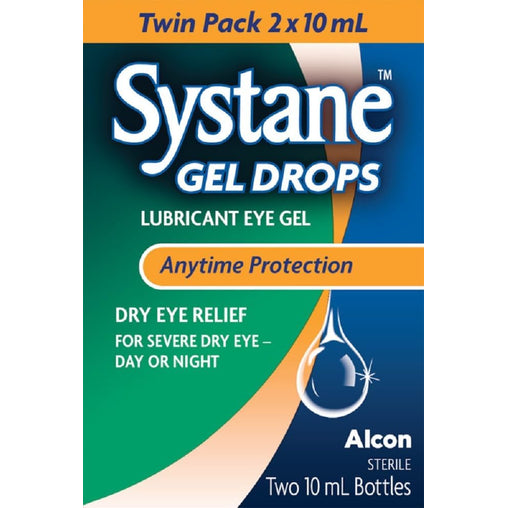 Systane Gel Drops Anytime Protection Twin Pack - 2 x 10 mL