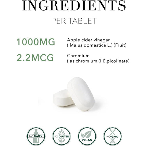 New Nordic Apple Cider Vinegar 1000mg - 30 Vegan Tablets