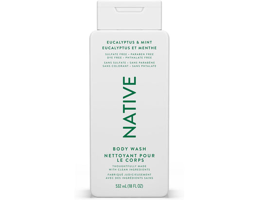 Native Eucalyptus & Mint Body Wash - 532 mL