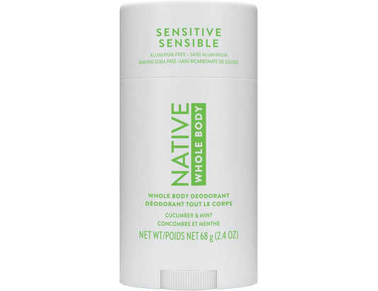 Native Aloe & Green Tea Sensitive Whole Body Deodorant, 68 g