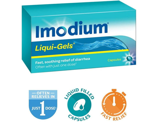Imodium Liqui-Gels 2 mg - 24 Capsules