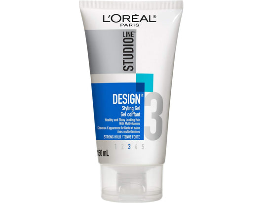 L'Oréal Paris Studio Line Design Strong Hold Styling Gel, 150 mL
