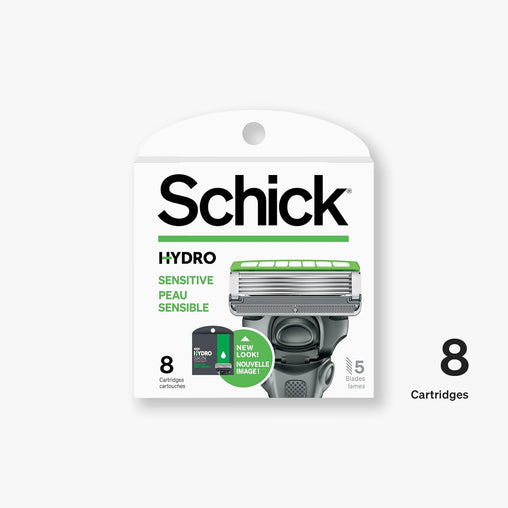 Schick Hydro Skin Comfort Sensitive 5 Blade Razor Refills - 8 Count