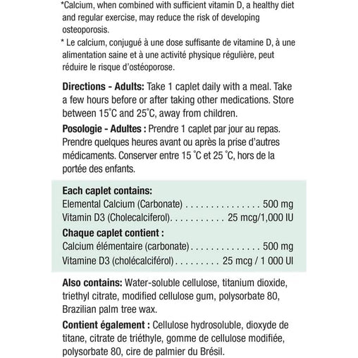 Jamieson Calcium + D3 - 90 caplets