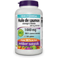 Webber Naturals Wild Alaskan Salmon Oil 1,000 mg, 180 Softgels