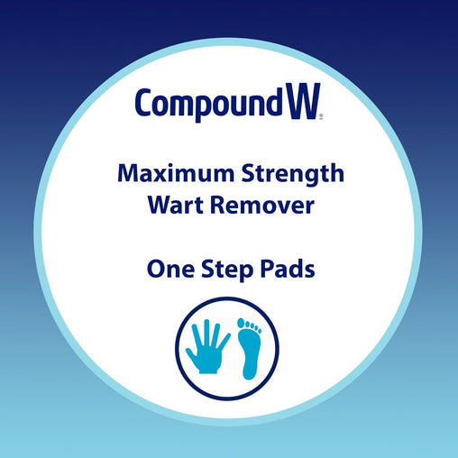 Compound W Wart Remover Medicated Pads, 14 ct