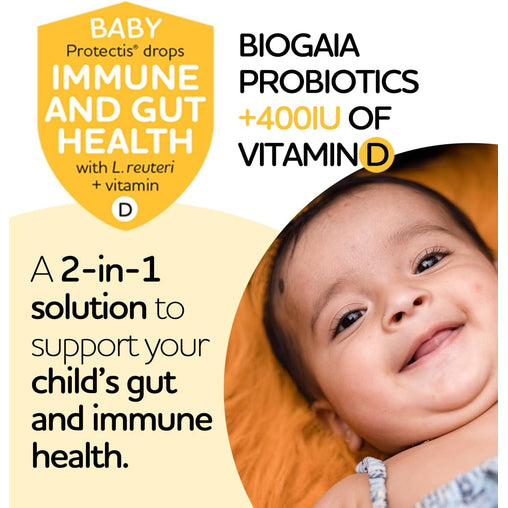BioGaia Probiotic Drops with Vitamin D3, 10 mL