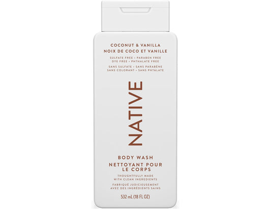 Native Body Wash - Coconut & Vanilla - 532 mL