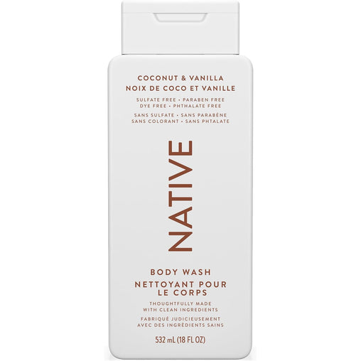 Native Body Wash - Coconut & Vanilla - 532 mL