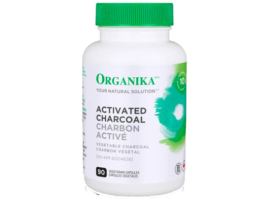 Organika Activated Charcoal, 90 Vegetarian Capsules