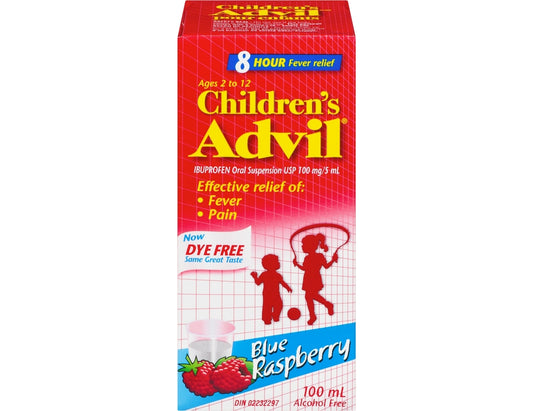 Children’s Advil Blue Raspberry 100ml