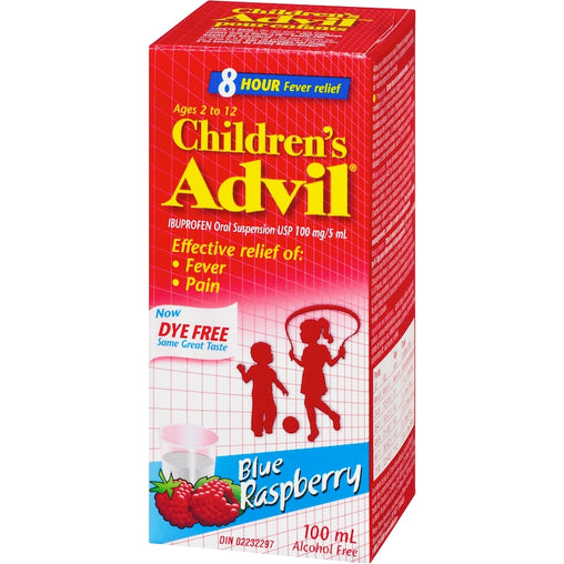Children’s Advil Blue Raspberry 100ml
