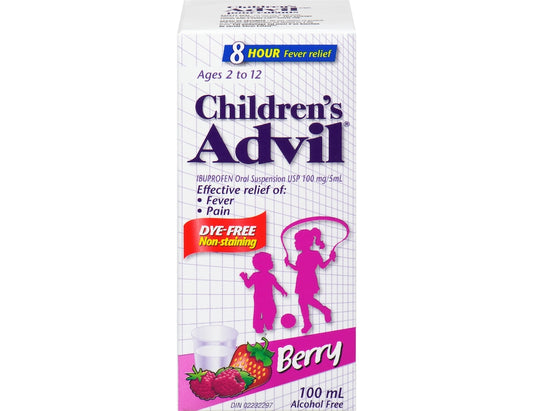 Children's Advil Berry Dye-Free 100mL