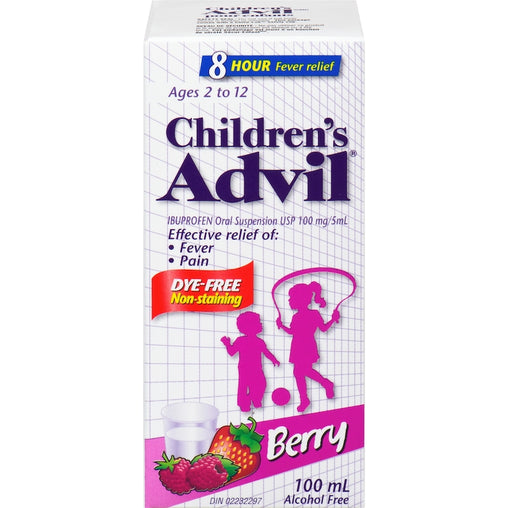 Children's Advil Berry Dye-Free 100mL