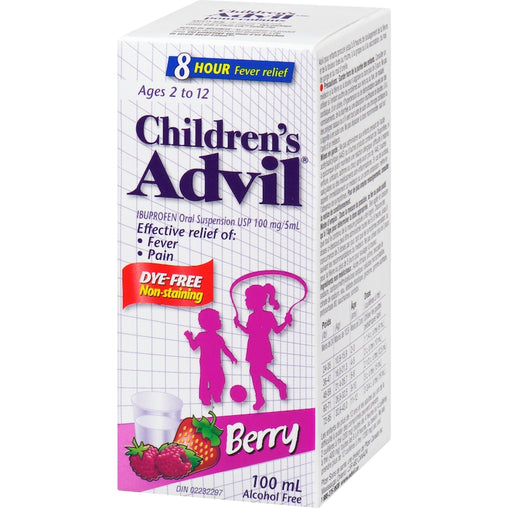 Children's Advil Berry Dye-Free 100mL