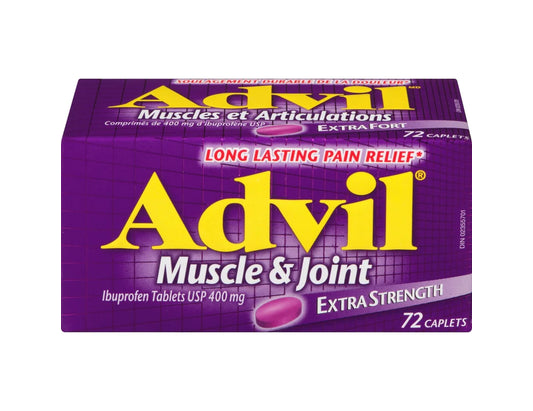 Advil Muscle & Joint Extra Strength 400 mg, 72 Caplets