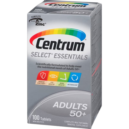 Centrum Select 50+ Multivitamin – 100 Tablets
