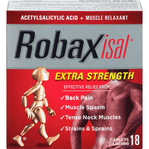 Robaxisal Extra Strength Muscle Relaxant - 18 Caplets