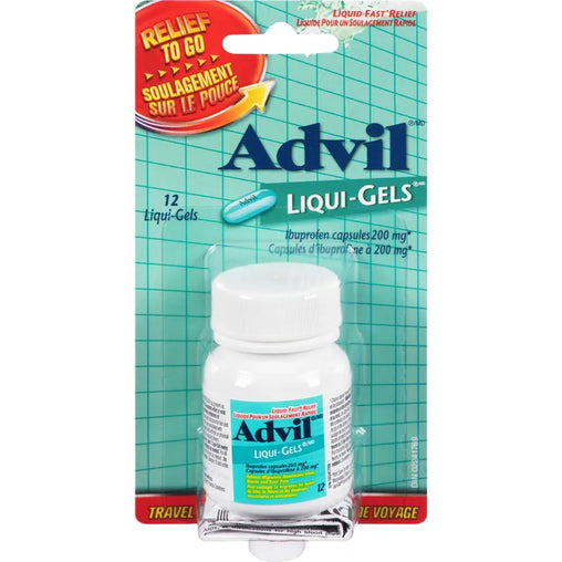 Advil Regular Strength Liqui-Gels 200 mg Ibuprofen - 12 Capsules