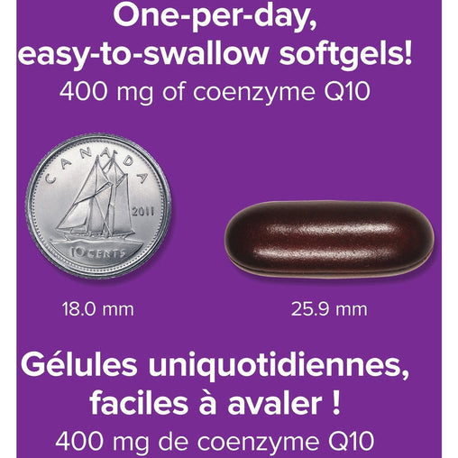 Webber Naturals Coenzyme Q10 400 mg Softgels – 60 Count