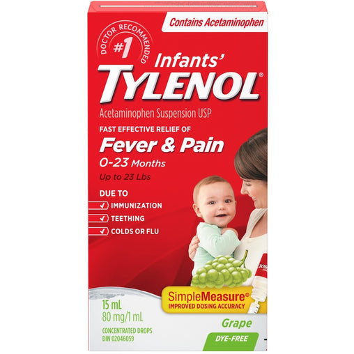 Tylenol Infant Fever & Pain Relief Drops - 24 ml
