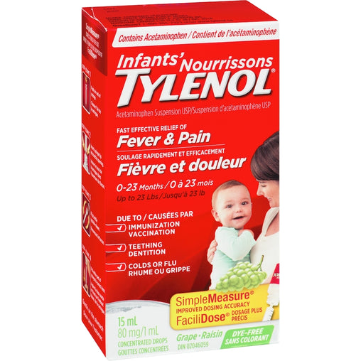 Tylenol Infant Fever & Pain Relief Drops - 24 ml