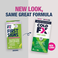 COLD-FX - First Signs Cold & Flu Support - 48 Capsules - current and previous package comparison