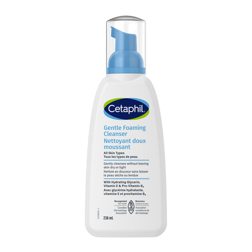 Cetaphil Gentle Foaming Cleanser - 236 mL product packaging