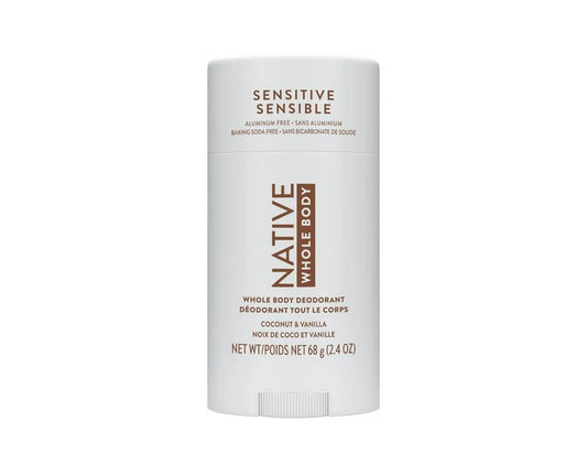 Native Sensitive Coconut & Vanilla Whole Body Deodorant, 68 g